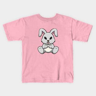 Cute Rabbit Smiling Kids T-Shirt